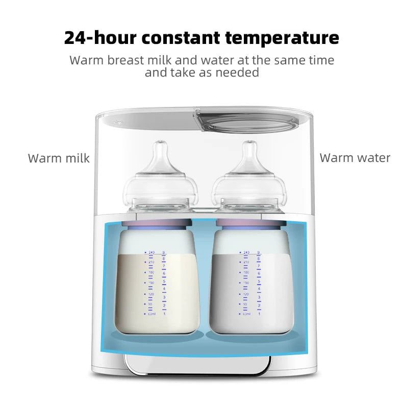 Smart 6-in-1 Baby Bottle Warmer & Sterilizer – BunBun Wonders™