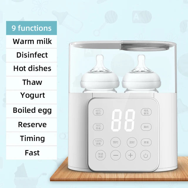 Smart 6-in-1 Baby Bottle Warmer & Sterilizer – BunBun Wonders™