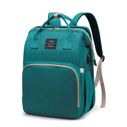 BunBun Wonders™ 3-in-1 Baby Diaper Bag, Travel Crib & Changing Station
