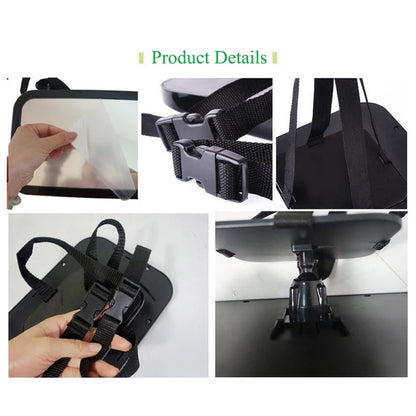 BunBun Wonders™ Baby Car Mirror – Adjustable Rear-Facing Headrest Mirror for Infant Safety