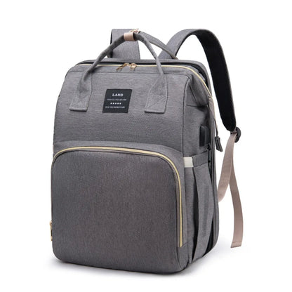 BunBun Wonders™ 3-in-1 Baby Diaper Bag, Travel Crib & Changing Station